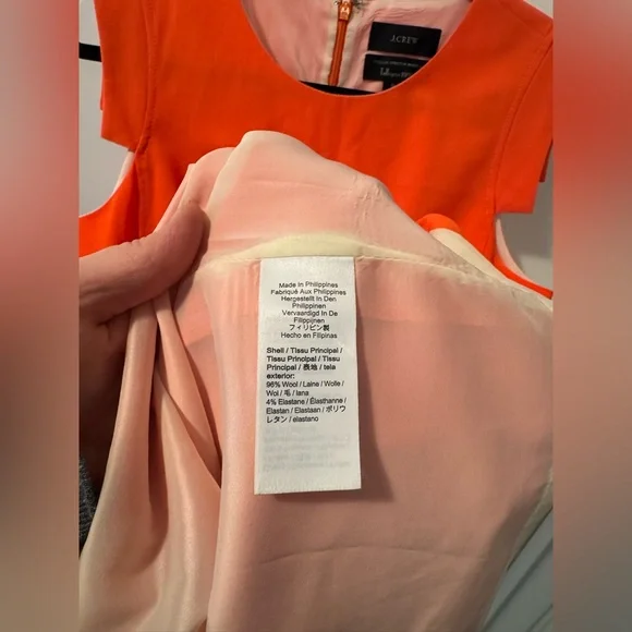 J. Crew Resume dress | Orange | Size: 8 - Picture 4 of 7
